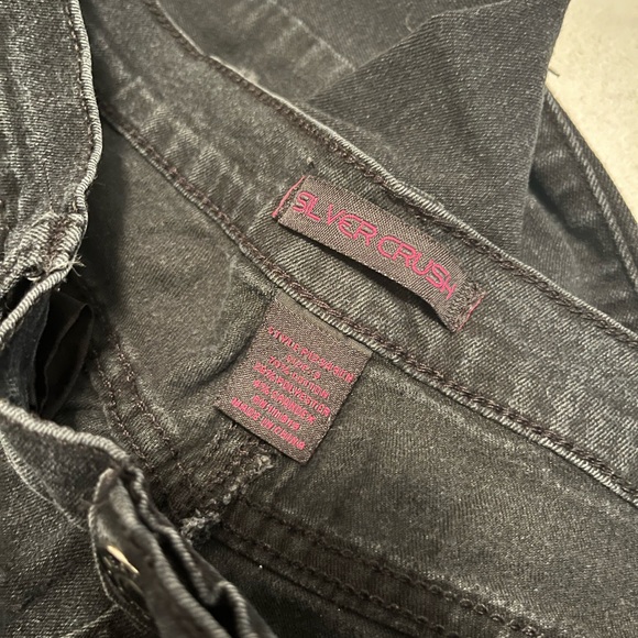 Black distressed, torn skinny jeans 3 - Picture 4 of 4